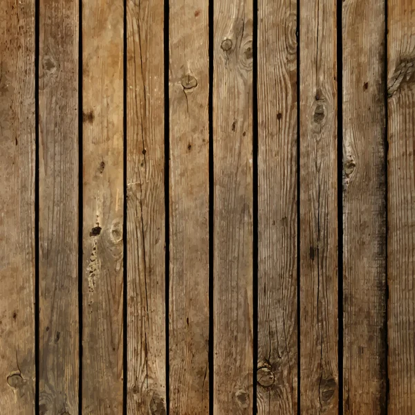 Fondo vector tablero madera oscura — Vector de stock