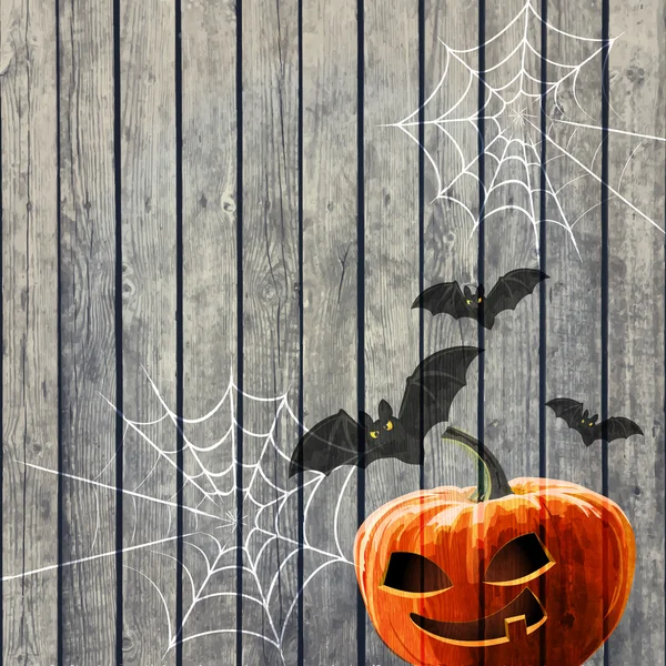 Праздник Хэллоуина с тыквой — стоковый вектор