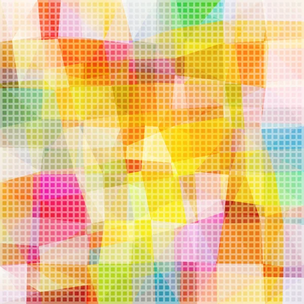 Flerfärgad mosaik pixel vector — Stock vektor