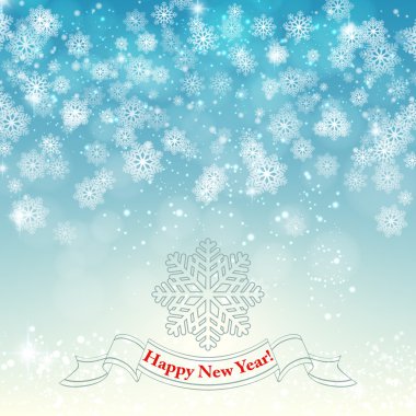 Yeni yıl retro plan vektör