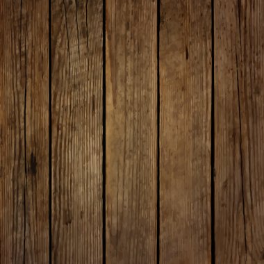 Dark wood board vector background clipart