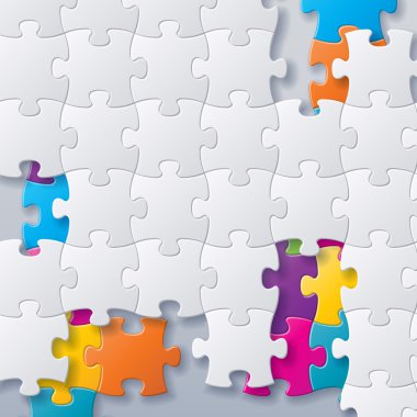 vektör arka plan soyut kavram bulmaca