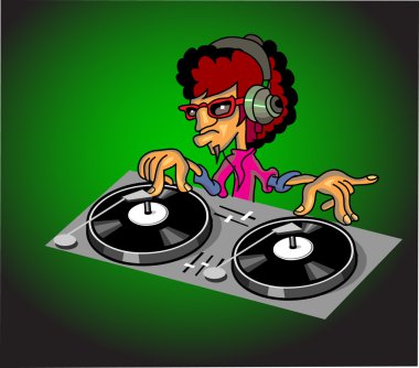 pikap dj bileşen çizgi film