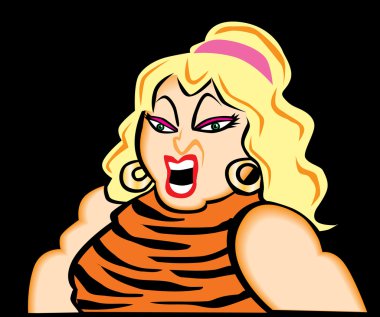 travesti karikatür