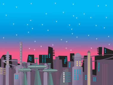 fütüristik cityscape