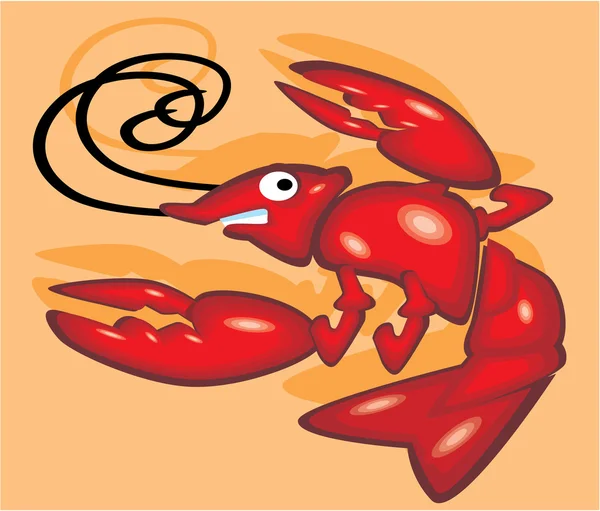 Illustration du homard — Image vectorielle