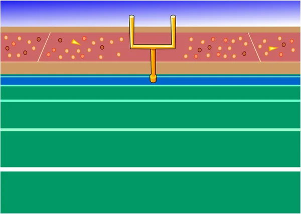 Itens de futebol Desenhos animados — Vetor de Stock