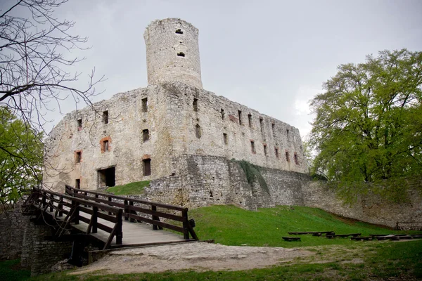 Old castle ruins - Lipowiec, Babice - Poland — Stock Photo, Image