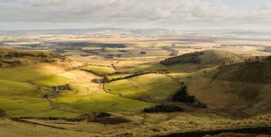 İskoçya'nın pentlands hills manzara