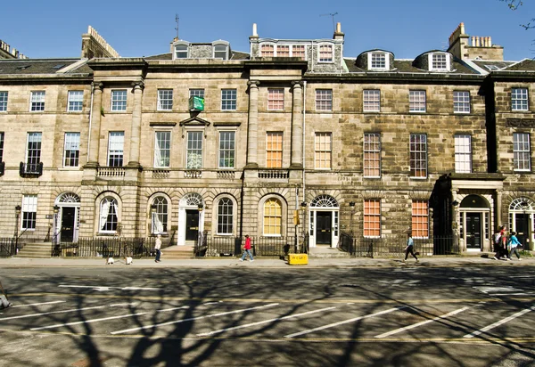 Reihenhäuser am charlotte square in edinburgh, Schottland — Stockfoto