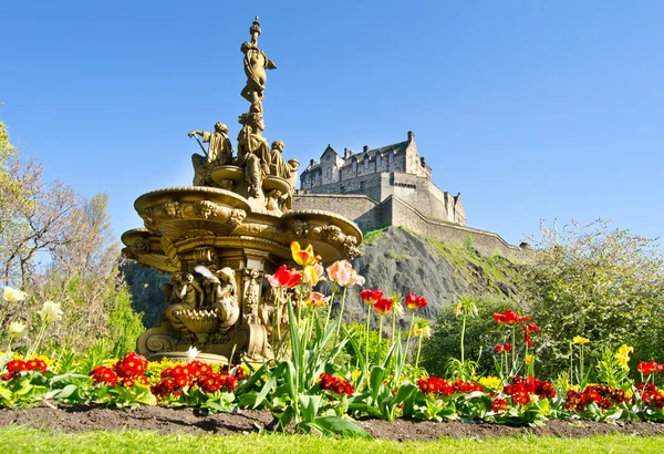 Единбурзький замок, Шотландія — стокове фото