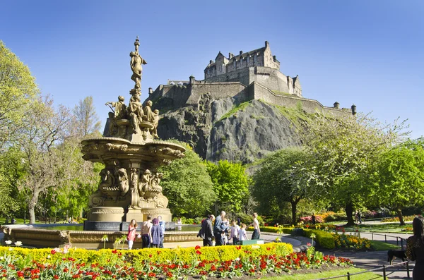 Edinburgh castle, Skottland — Stockfoto