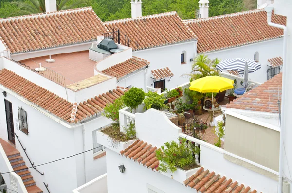 Spanish rooftop terraces — Stock Photo, Image