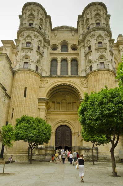 Malaga Cathedral, Andalusia, Spain — Stock Photo, Image
