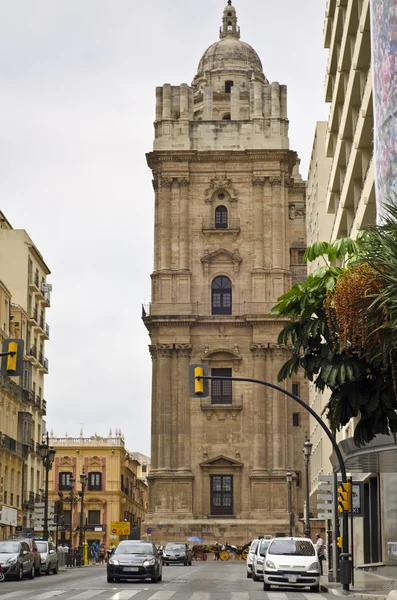 Malaga Katedrali, Endülüs, İspanya — Stok fotoğraf