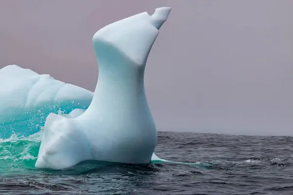 Senaste Åren Har Klimatförändringen Påverkat Vattenflödet Och Var Isbergen Hamnar — Stockfoto