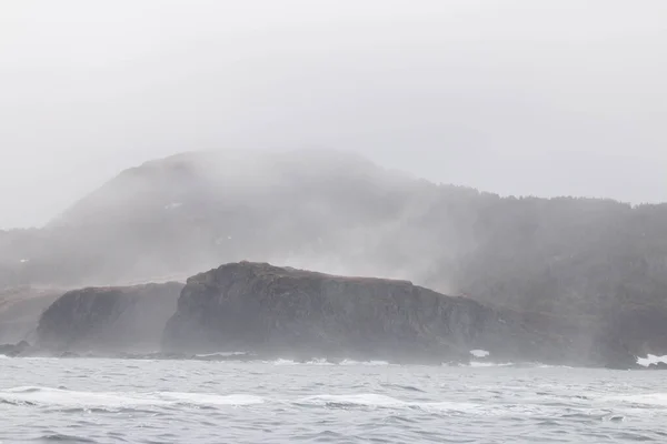 A large weather system moves through newfoundland