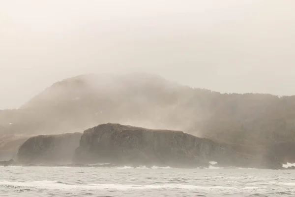 Large Weather System Moves Newfoundland — Stock Photo, Image