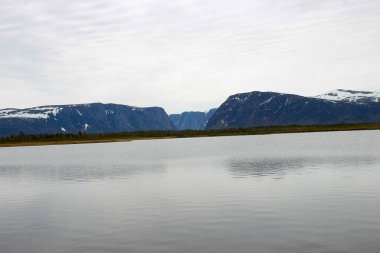 Batı deresi göleti, buzul fiyordun ürkütücü fotoğrafları.