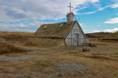 L 'Anse aux Meadows - Viking yerleşimi, Newfoundland, Kanada