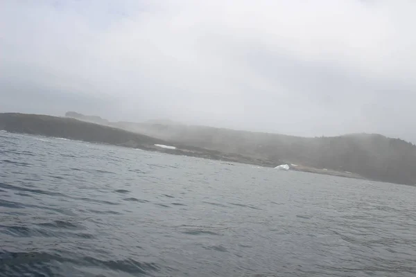 Bouře Newfoundlandském Oceánu Kanadě Během Května — Stock fotografie