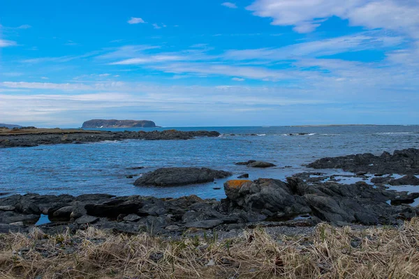 Anse Aux Meadows Osada Wikingów Nowa Fundlandia Kanada — Zdjęcie stockowe