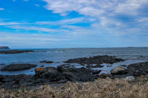 Anse Aux Meadows Οικισμός Βίκινγκ Νέα Καναδάς — Φωτογραφία Αρχείου