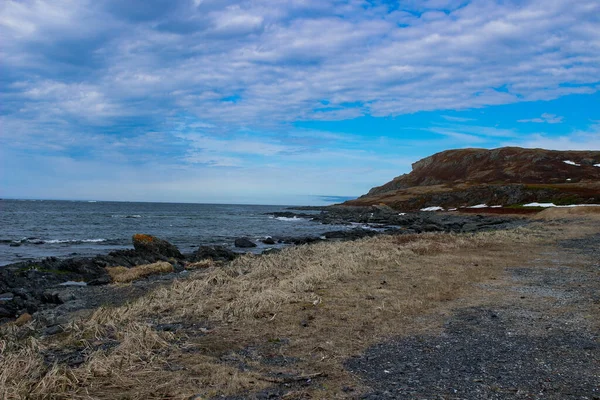 Anse Aux Meadows Vikingská Osada Newfoundland Kanada — Stock fotografie