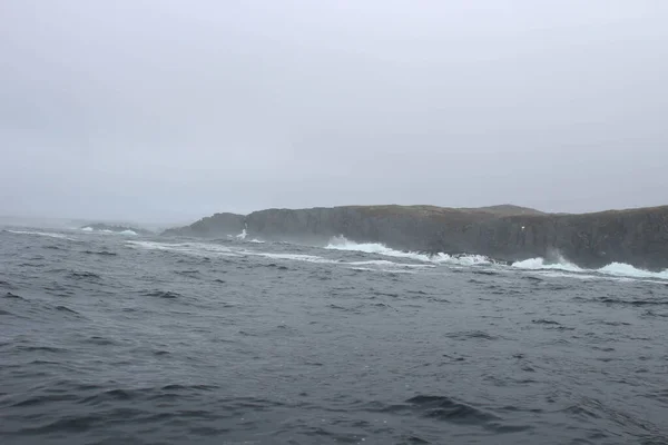 Tempesta Terranova Oceano Canada Nel Mese Maggio — Foto Stock