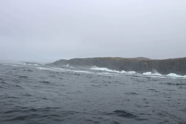 Καταιγίδα Στο Newfoundland Ωκεανό Στον Καναδά Κατά Διάρκεια Του Μαΐου — Φωτογραφία Αρχείου