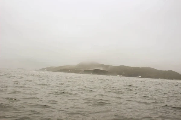 Tempestade Oceano Terra Nova Canadá Durante Maio — Fotografia de Stock