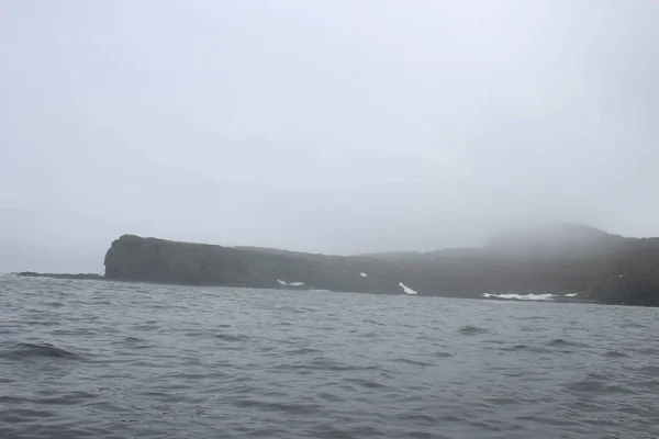 Bouře Newfoundlandském Oceánu Kanadě Během Května — Stock fotografie