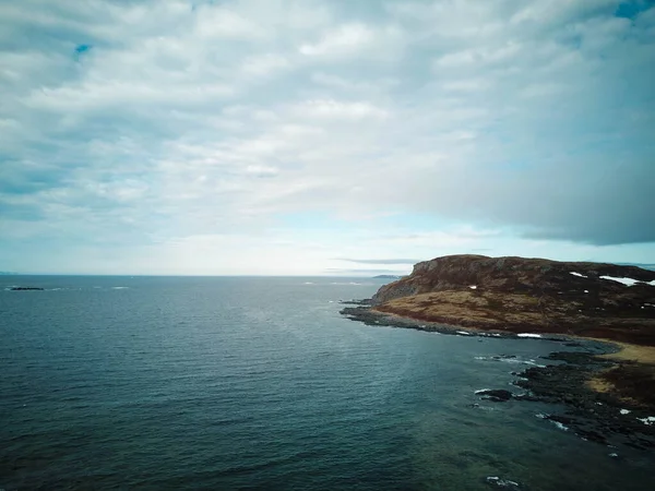 Imagen Aérea Anse Aux Meadows Newfoundland Canada — Foto de Stock