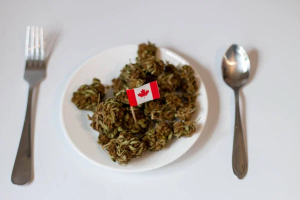 캐나다의 오락용 마리화나의 — 스톡 사진