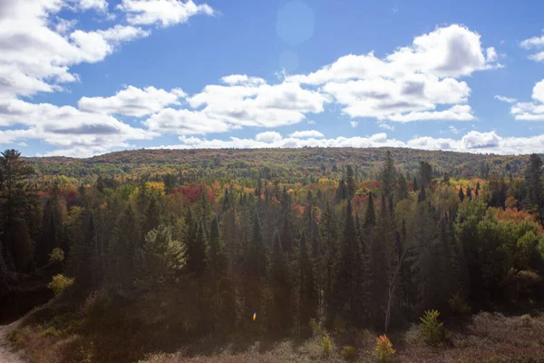 Panoramatické Fotografie Provinčního Parku Arrowhead Vyhlídce Ocenění Kanadské Přírody — Stock fotografie