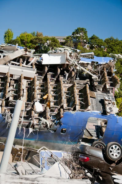 Flygplanskrasch, scen från filmen — Stockfoto