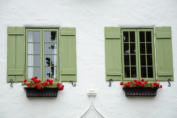 Casas de madeira — Fotografia de Stock