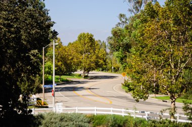 Egzersiz ve yürüyüş için yaya yürüme yolu