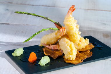 karides tempura.