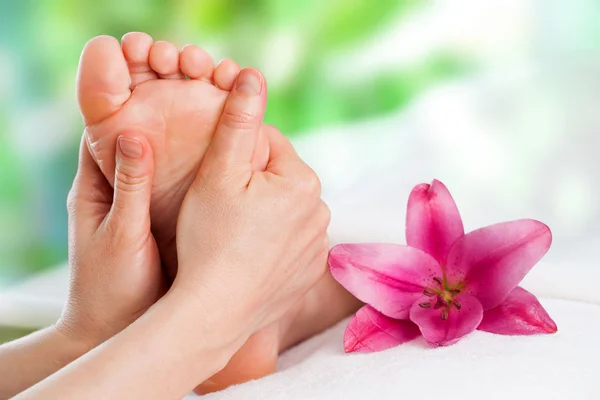 Reflexology massage. — Stock Photo, Image