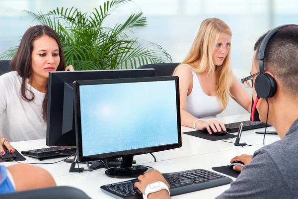 Students office workers. — Stock Photo, Image