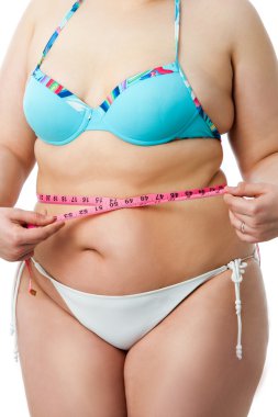 kilolu kız bikini vücut detay.