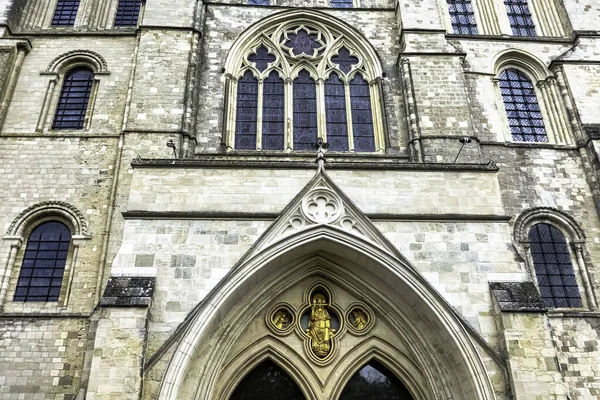 Chichesterská Katedrála Formálně Známá Jako Katedrála Nejsvětější Trojice Chichesteru Západní — Stock fotografie