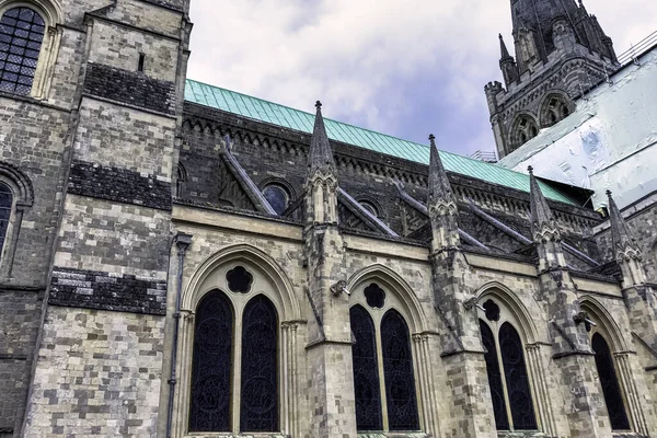 Catedral Chichester Formalmente Conocida Como Iglesia Catedral Santísima Trinidad Chichester — Foto de Stock