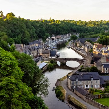 Dinan Limanı - Dinan, Brittany, Fransa