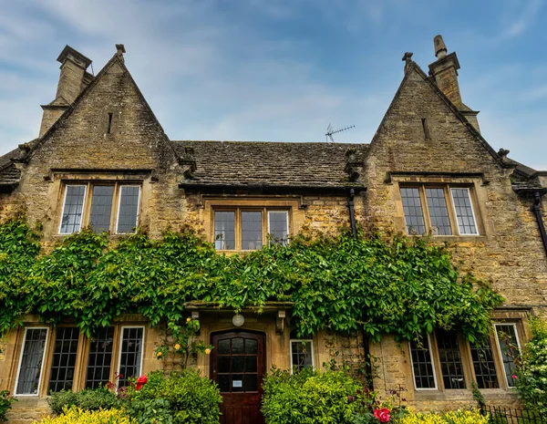 Architettura Vintage Della Zona Cotswolds Bourton Water Gloucestershire Regno Unito — Foto Stock