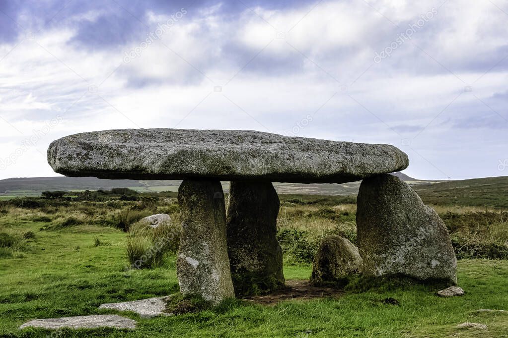 Lanyon Quoit - dolmen in Cornwall, England, United Kingdom