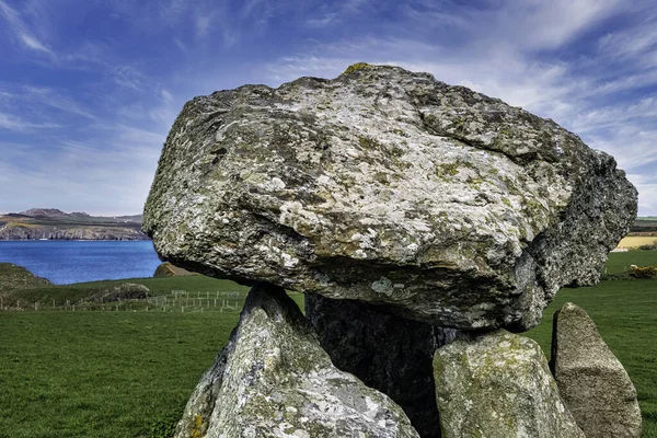 Carreg Samson Known Carreg Sampson Samson Stone Longhouse Pembrokeshire Coast — Stock fotografie