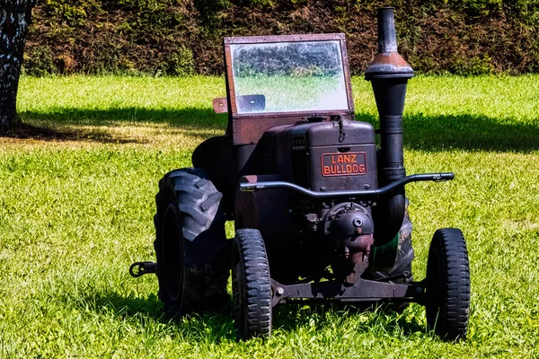 Vintage German Tractor Lanz Bulldog Choczewo Kaszuby Poland August 2021 — ストック写真