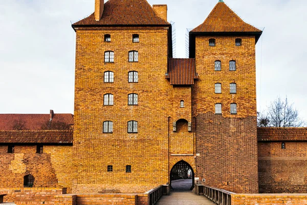 Castle Teutonic Order Malbork Largest Castle World Land Area Malbork — Stock Fotó